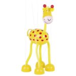 Marionnette girafe en bois Goki